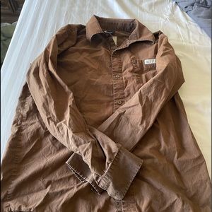 D.C. boys brown button up